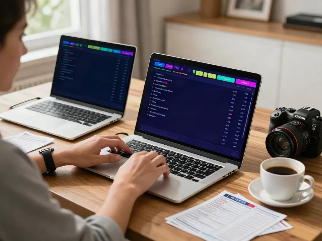 Active user enjoying betting sites not on GamStop in a cozy home setting.