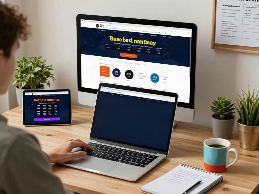 Exploring betting sites not on GamStop in a cozy home office setting.