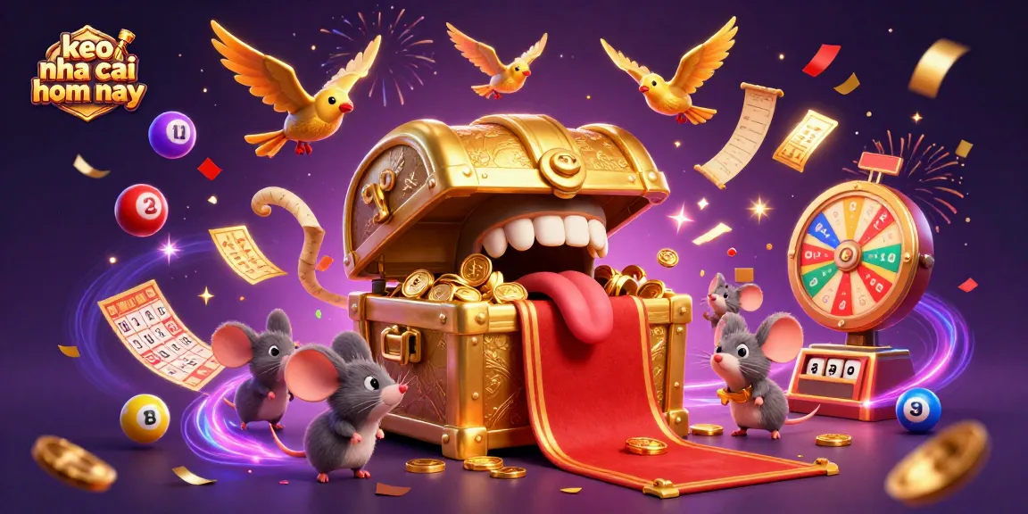 Engage in dynamic betting insights with keo nha cai hom nay showcased amidst vibrant lottery elements and exciting visuals.