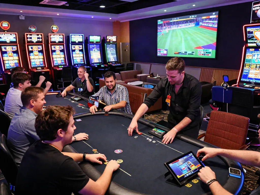 Engaging players at the trang chủ sin88 digital casino with vibrant atmosphere